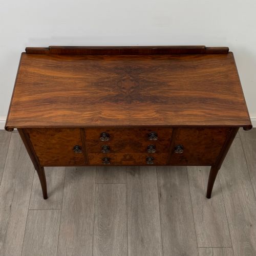 ANTIQUE 20TH CENTURY EDWARDIAN SIDEBOARD IN BURR WALNUT - ADDITIONAL PHOTO 9
