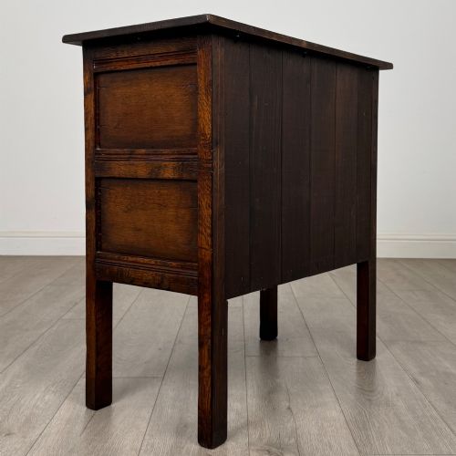 ANTIQUE 20TH CENTURY SMALL GOOD QUALITY CUPBOARD IN OAK - ADDITIONAL PHOTO 4