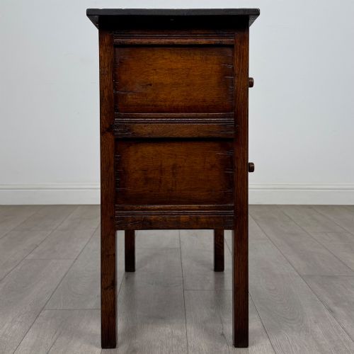 ANTIQUE 20TH CENTURY SMALL GOOD QUALITY CUPBOARD IN OAK - ADDITIONAL PHOTO 7
