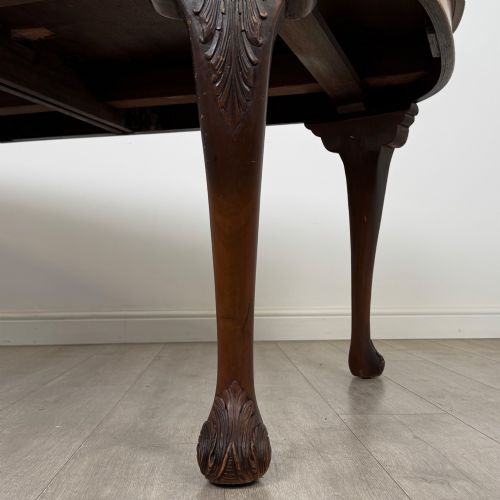 ANTIQUE 20TH CENTURY EDWARDIAN BURR WALNUT DINING TABLE - ADDITIONAL PHOTO 5