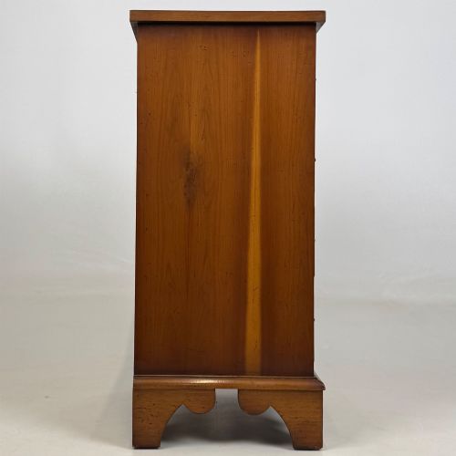 ANTIQUE 20TH CENTURY SMALL CHEST OF DRAWERS IN YEW WOOD - ADDITIONAL PHOTO 6
