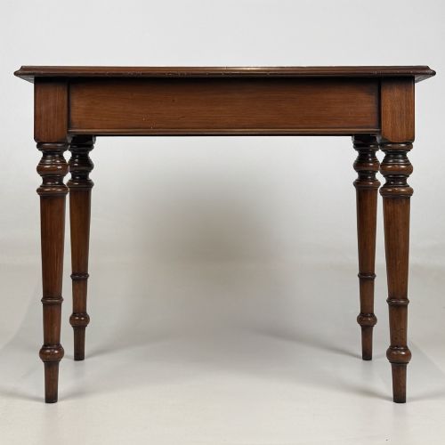 ANTIQUE 19TH CENTURY VICTORIAN SIDE TABLE IN MAHOGANY - ADDITIONAL PHOTO 4