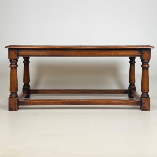 ANTIQUE 20TH CENTURY GOOD QUALITY COFFEE TABLE IN ELM