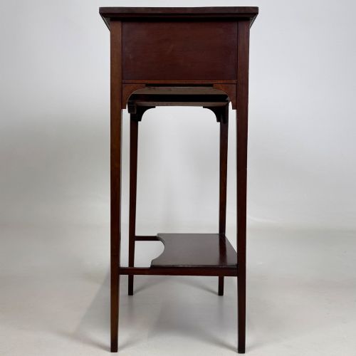 ANTIQUE 20TH CENTURY EDWARDIAN SIDE TABLE IN MAHOGANY - ADDITIONAL PHOTO 2
