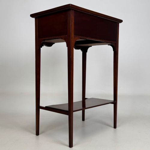 ANTIQUE 20TH CENTURY EDWARDIAN SIDE TABLE IN MAHOGANY - ADDITIONAL PHOTO 3