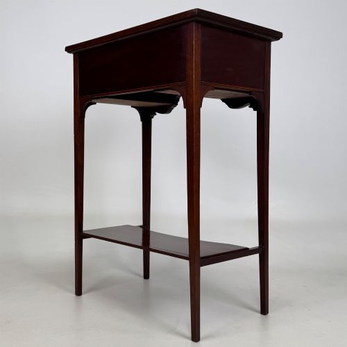 ANTIQUE 20TH CENTURY EDWARDIAN SIDE TABLE IN MAHOGANY - ADDITIONAL PHOTO 5