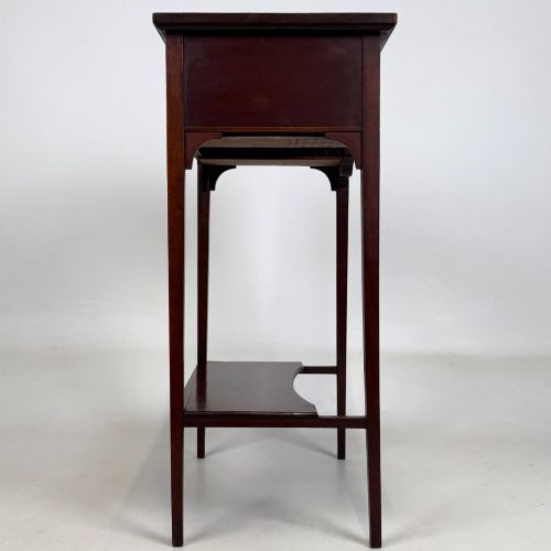 ANTIQUE 20TH CENTURY EDWARDIAN SIDE TABLE IN MAHOGANY - ADDITIONAL PHOTO 6