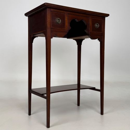 ANTIQUE 20TH CENTURY EDWARDIAN SIDE TABLE IN MAHOGANY - ADDITIONAL PHOTO 7