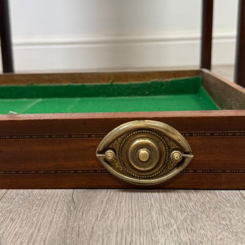 ANTIQUE 18TH CENTURY GEORGIAN DISPLAY CABINET IN MAHOGANY - ADDITIONAL PHOTO 11