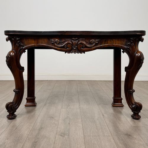 ANTIQUE 19TH CENTURY VICTORIAN SIDE TABLE IN ROSEWOOD