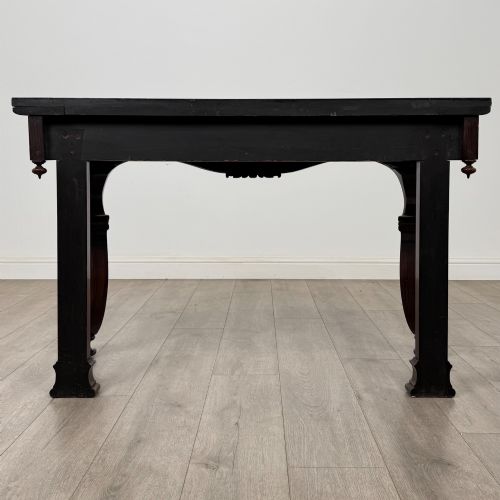 ANTIQUE 19TH CENTURY VICTORIAN SIDE TABLE IN ROSEWOOD - ADDITIONAL PHOTO 4