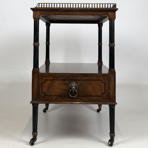 ANTIQUE 20TH CENTURY REGENCY STYLE CABINET IN MAHOGANY - ADDITIONAL PHOTO 3