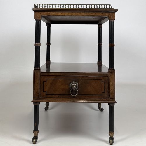 ANTIQUE 20TH CENTURY REGENCY STYLE CABINET IN MAHOGANY - ADDITIONAL PHOTO 7