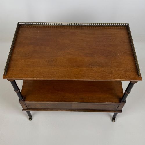 ANTIQUE 20TH CENTURY REGENCY STYLE CABINET IN MAHOGANY - ADDITIONAL PHOTO 8