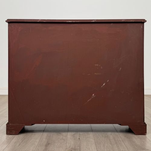 ANTIQUE 18TH CENTURY GEORGIAN OPEN BOOKCASE IN MAHOGANY - ADDITIONAL PHOTO 5