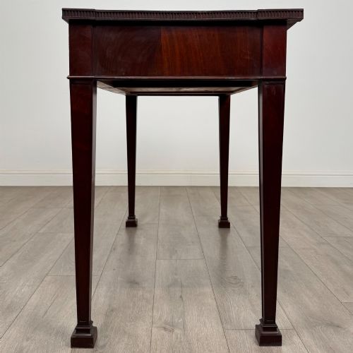 ANTIQUE 20TH CENTURY REGENCY STYLE WRITING TABLE IN MAHOGANY - ADDITIONAL PHOTO 2