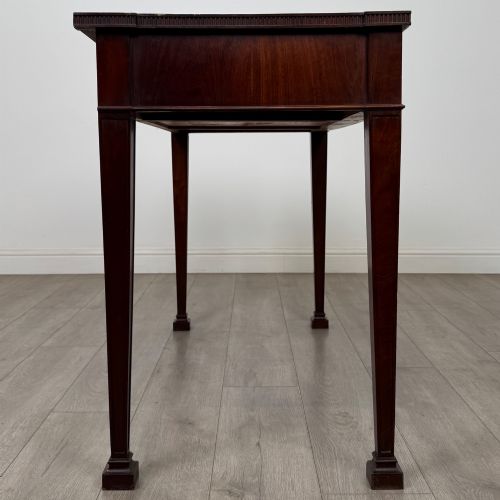 ANTIQUE 20TH CENTURY REGENCY STYLE WRITING TABLE IN MAHOGANY - ADDITIONAL PHOTO 6