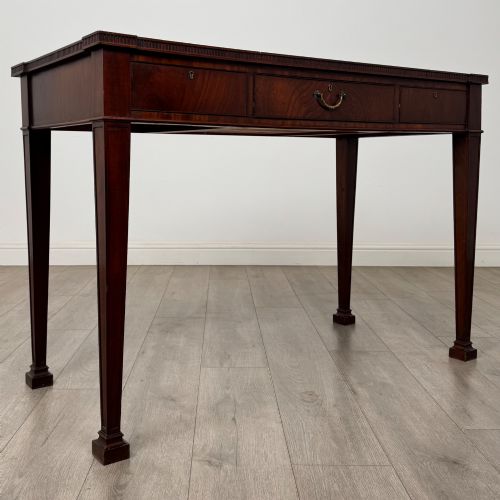 ANTIQUE 20TH CENTURY REGENCY STYLE WRITING TABLE IN MAHOGANY - ADDITIONAL PHOTO 7