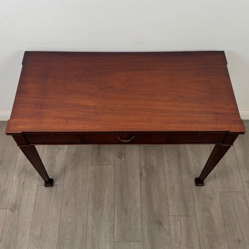 ANTIQUE 20TH CENTURY REGENCY STYLE WRITING TABLE IN MAHOGANY - ADDITIONAL PHOTO 8