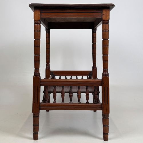 ANTIQUE 20TH CENTURY EDWARDIAN SIDE TABLE IN MAHOGANY - ADDITIONAL PHOTO 2