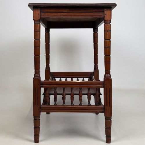 ANTIQUE 20TH CENTURY EDWARDIAN SIDE TABLE IN MAHOGANY - ADDITIONAL PHOTO 6