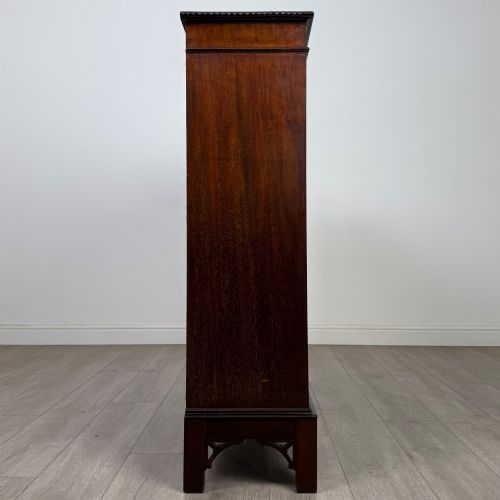 ANTIQUE 20TH CENTURY EDWARDIAN MAHOGANY DISPLAY CABINET - ADDITIONAL PHOTO 7
