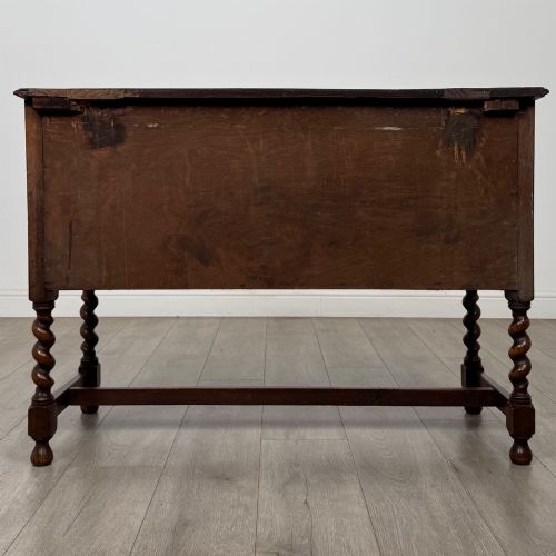 ANTIQUE 20TH CENTURY JACOBEAN STYLE CHEST OF DRAWERS IN OAK - ADDITIONAL PHOTO 4