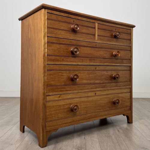 ANTIQUE 20TH CENTURY EDWARDIAN CHEST OF DRAWERS IN OAK - ADDITIONAL PHOTO 7