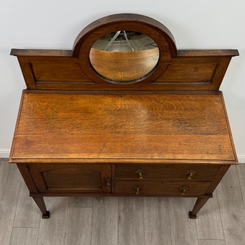 ANTIQUE 20TH CENTURY EDWARDIAN SIDEBOARD IN OAK - ADDITIONAL PHOTO 9