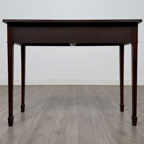 ANTIQUE 20TH CENTURY GOOD QUALITY WRITING TABLE IN MAHOGANY - ADDITIONAL PHOTO 4
