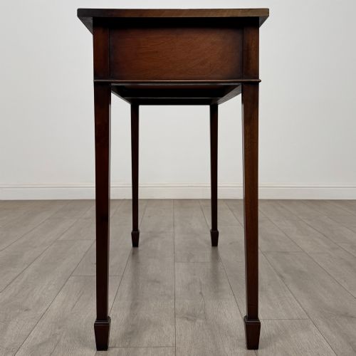 ANTIQUE 20TH CENTURY GOOD QUALITY WRITING TABLE IN MAHOGANY - ADDITIONAL PHOTO 6