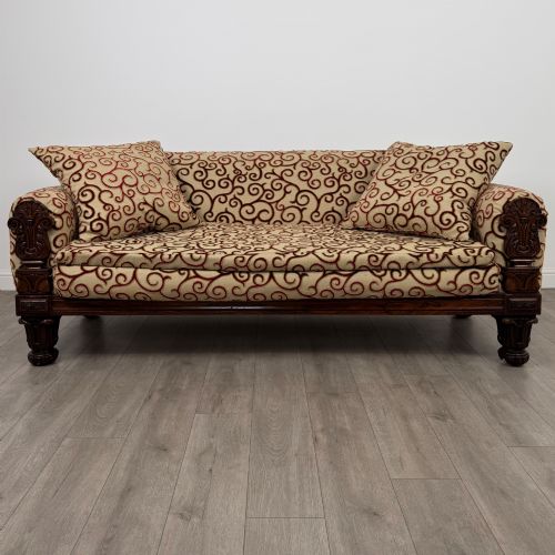 ANTIQUE 19TH CENTURY GOOD QUALITY WILLIAM IV SOFA IN ROSEWOOD