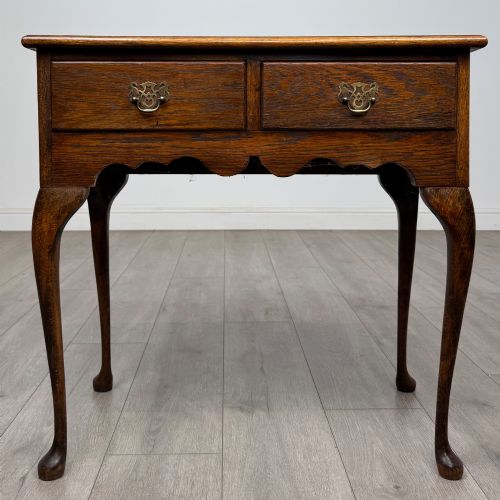 ANTIQUE 20TH CENTURY EDWARDIAN SIDE TABLE IN OAK