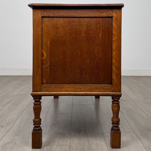 ANTIQUE 20TH CENTURY EDWARDIAN CHEST OF DRAWERS IN OAK - ADDITIONAL PHOTO 2