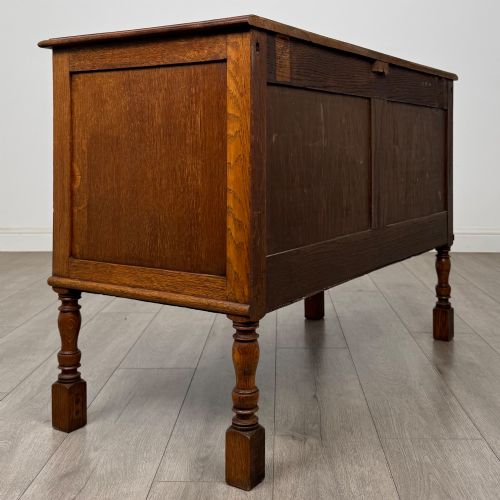 ANTIQUE 20TH CENTURY EDWARDIAN CHEST OF DRAWERS IN OAK - ADDITIONAL PHOTO 3