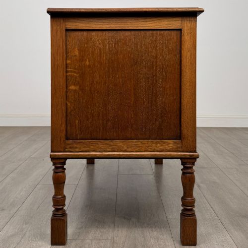 ANTIQUE 20TH CENTURY EDWARDIAN CHEST OF DRAWERS IN OAK - ADDITIONAL PHOTO 6