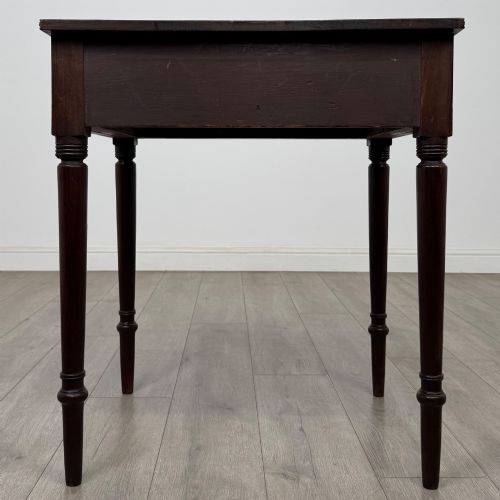 ANTIQUE 18TH CENTURY GEORGIAN SIDE TABLE IN MAHOGANY - ADDITIONAL PHOTO 4