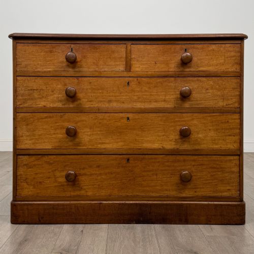 antique 19th century victorian chest of drawers in mahogany - CATEGORY: ANTIQUE CHEST OF DRAWERS - DATED VICTORIAN