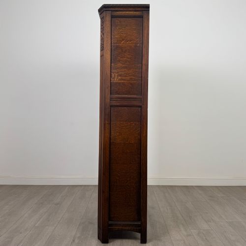 ANTIQUE 20TH CENTURY EDWARDIAN WARDROBE IN OAK - ADDITIONAL PHOTO 3