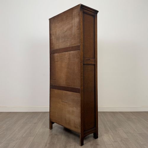 ANTIQUE 20TH CENTURY EDWARDIAN WARDROBE IN OAK - ADDITIONAL PHOTO 6