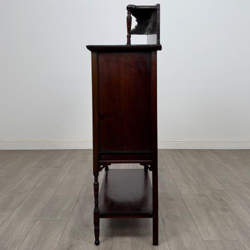 ANTIQUE 20TH CENTURY EDWARDIAN DISPLAY CABINET IN MAHOGANY - ADDITIONAL PHOTO 3