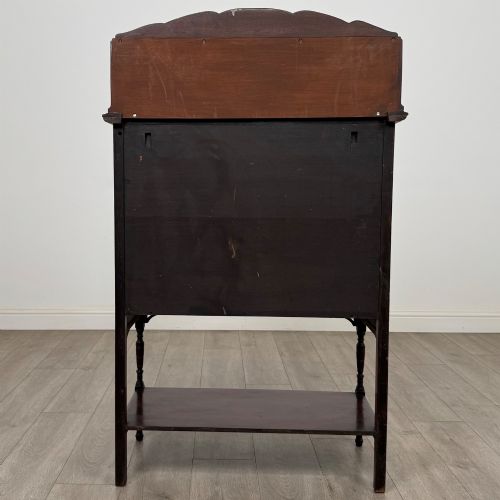 ANTIQUE 20TH CENTURY EDWARDIAN DISPLAY CABINET IN MAHOGANY - ADDITIONAL PHOTO 5