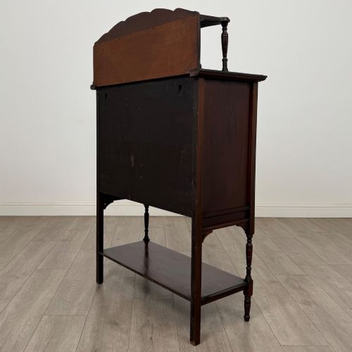 ANTIQUE 20TH CENTURY EDWARDIAN DISPLAY CABINET IN MAHOGANY - ADDITIONAL PHOTO 6