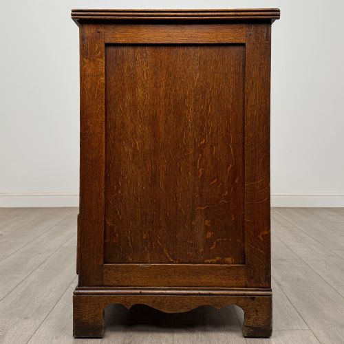 ANTIQUE 18TH CENTURY GEORGIAN OAK MULE CHEST OF FINE QUALITY - ADDITIONAL PHOTO 2