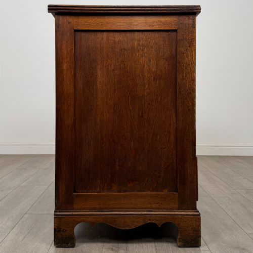 ANTIQUE 18TH CENTURY GEORGIAN OAK MULE CHEST OF FINE QUALITY - ADDITIONAL PHOTO 6
