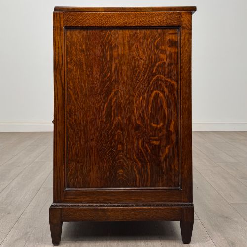 ANTIQUE 20TH CENTURY EDWARDIAN CHEST OF DRAWERS IN OAK - ADDITIONAL PHOTO 2