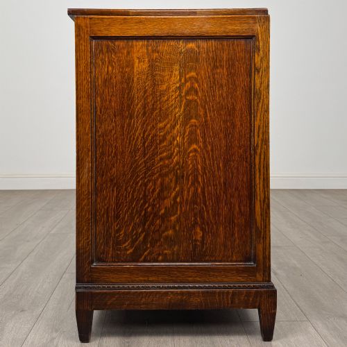 ANTIQUE 20TH CENTURY EDWARDIAN CHEST OF DRAWERS IN OAK - ADDITIONAL PHOTO 6