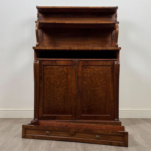 ANTIQUE 18TH CENTURY REGENCY CHIFFONIER IN MAHOGANY - ADDITIONAL PHOTO 10