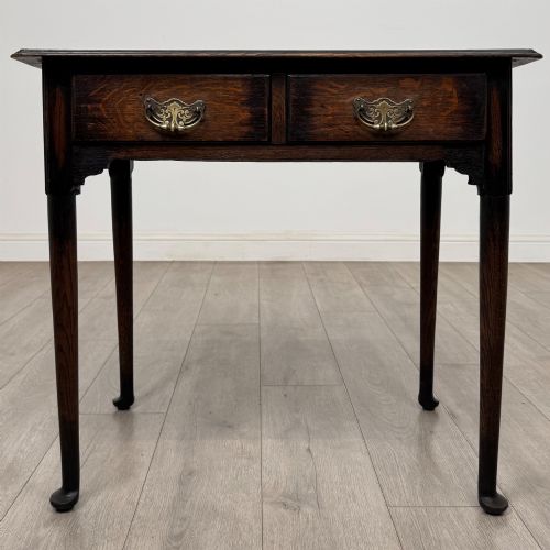 ANTIQUE 20TH CENTURY EDWARDIAN SIDE TABLE IN OAK