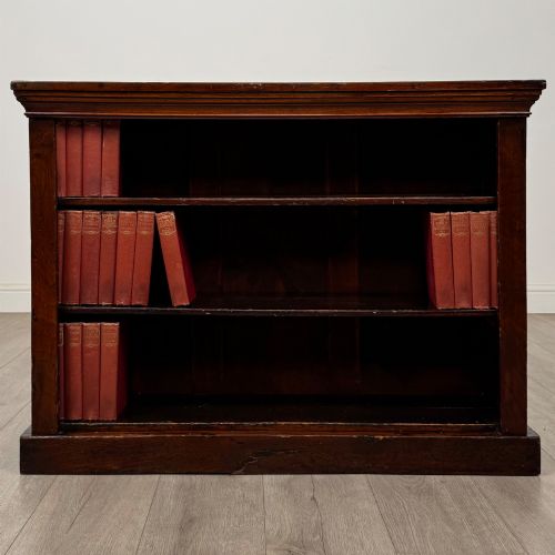 antique 19th century small victorian bookcase in mahogany - CATEGORY: ANTIQUE BOOKCASES - DATED VICTORIAN
